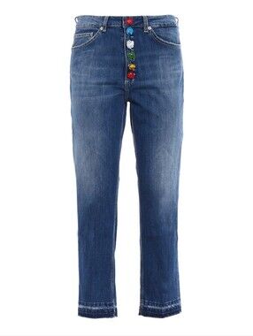 Dondup Koons Loose Fit Ankle Denim Size 30 $345 NEW Denim